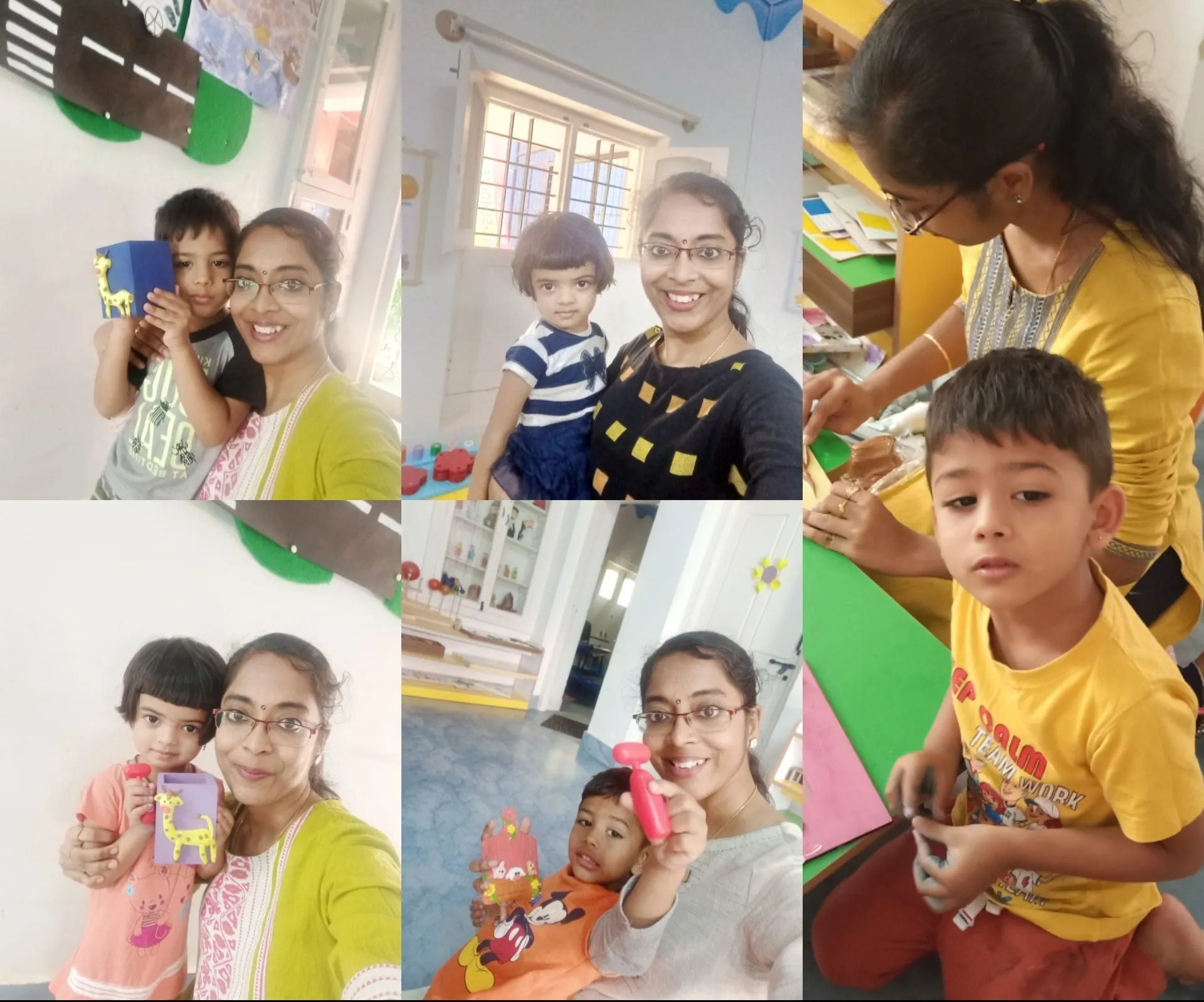 kids clay workshop creations